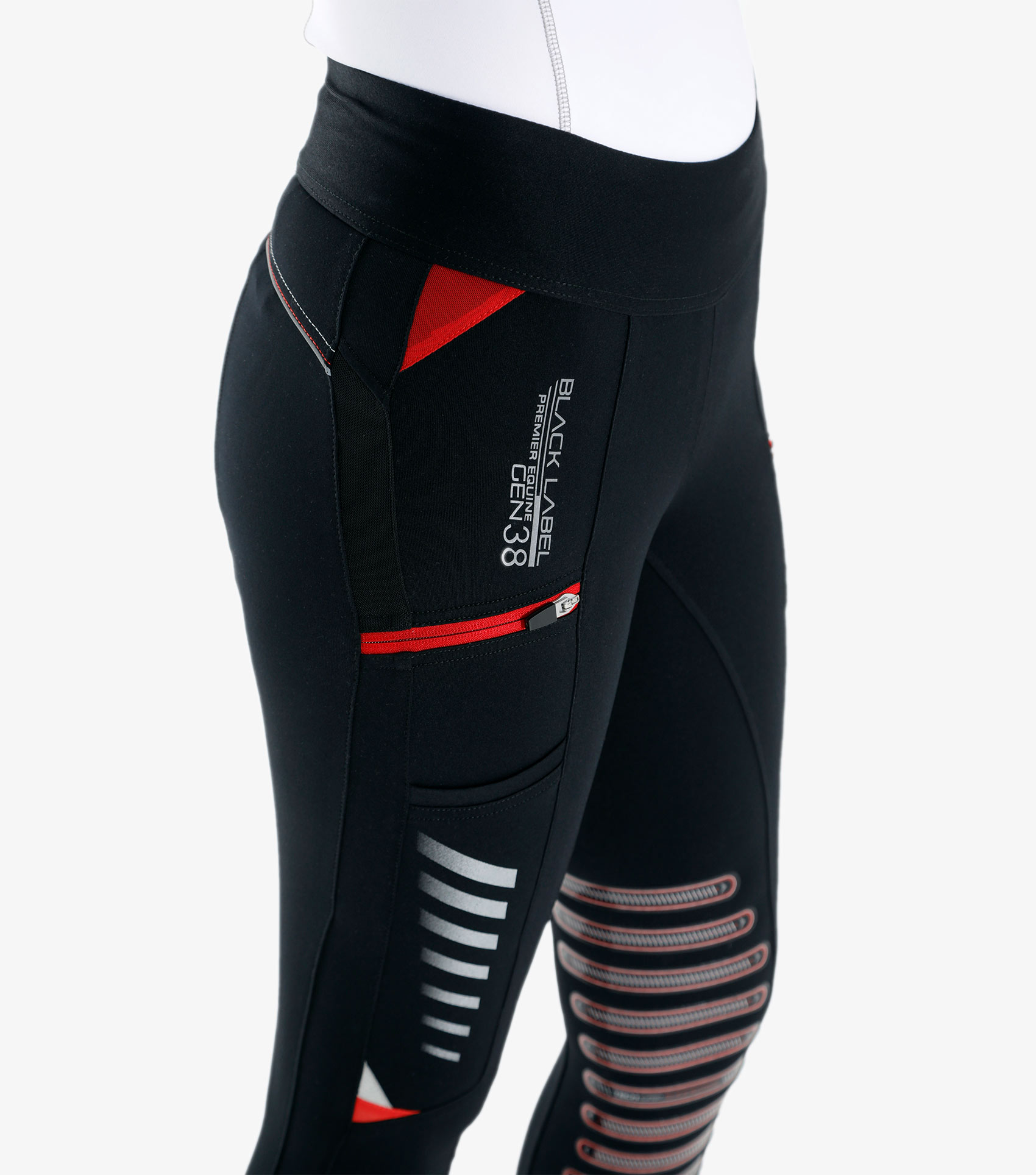 Details about   Elemento Riding Jodhpur Leggings Ladies Womens Silicone Knee Patch Summer Horse 